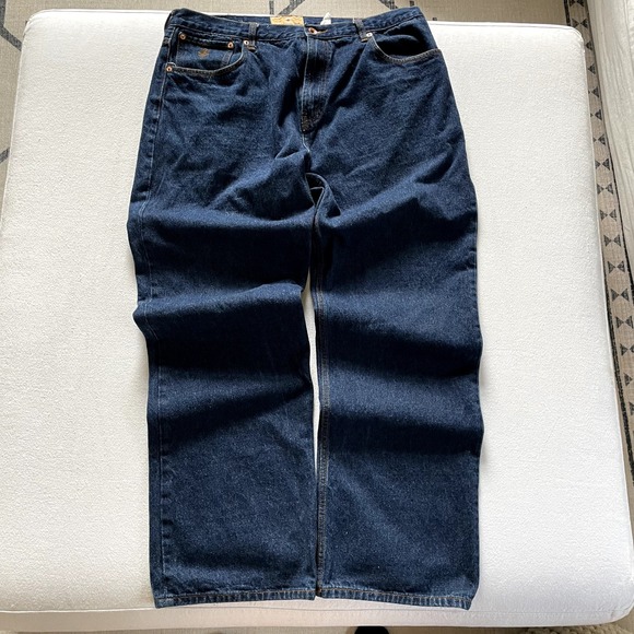 Vintage Rocawear Jeans Mens 38x34 Blue Wide Leg Raw Baggy Hip Hop Rap Grunge Y2K - Picture 1 of 16